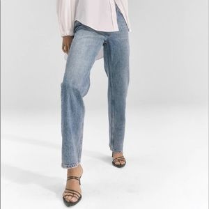 Rails Denim Topanga High Rise Straight Zephyr Blue